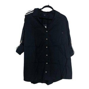 Tommy Hilfiger Logo-Print Utility Shirt 1X